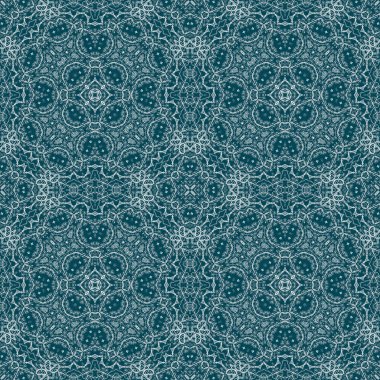 Kusursuz bir Noel deseni. Noel arka planı mavisi. Kar tanesi deseni. Mutlu yıllar.