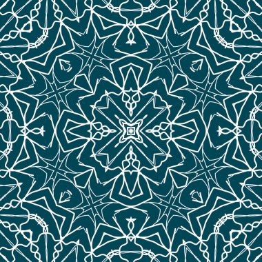 Kusursuz bir Noel deseni. Noel arka planı mavisi. Kar tanesi deseni. Mutlu yıllar.