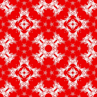 Kusursuz bir Noel deseni. Kırmızı Noel arkaplanı. Mutlu noeller. Mutlu yıllar..