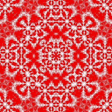 Kusursuz bir Noel deseni. Kırmızı Noel arkaplanı. Mutlu noeller. Mutlu yıllar..