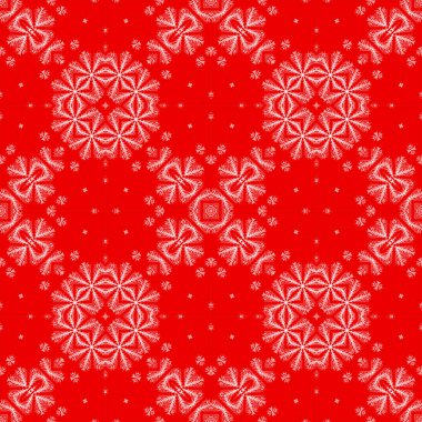 Kusursuz bir Noel deseni. Kırmızı Noel arkaplanı. Mutlu noeller. Mutlu yıllar..