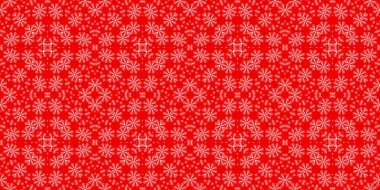 Kusursuz bir Noel deseni. Noel afişi kırmızı. Buz deseni. Mutlu yıllar..