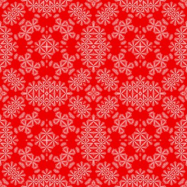 Kusursuz bir Noel deseni. Kırmızı Noel arkaplanı. Mutlu noeller. Mutlu yıllar..