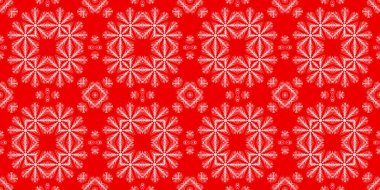 Kusursuz bir Noel deseni. Noel afişi kırmızı. Buz deseni. Mutlu yıllar..