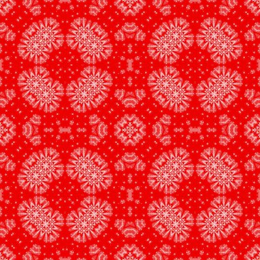 Kusursuz bir Noel deseni. Kırmızı Noel arkaplanı. Mutlu noeller. Mutlu yıllar..