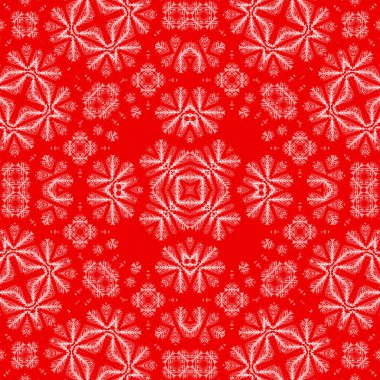 Kusursuz bir Noel deseni. Kırmızı Noel arkaplanı. Mutlu noeller. Mutlu yıllar..