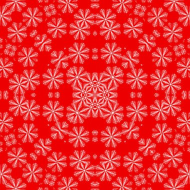 Kusursuz bir Noel deseni. Kırmızı Noel arkaplanı. Mutlu noeller. Mutlu yıllar..