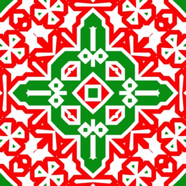 Kusursuz kare desenli kırmızı ve yeşil. Noel deseni yeşil ve kırmızı. Mutlu noeller. Mutlu yıllar..