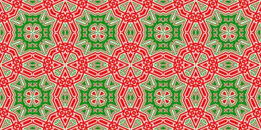 Kusursuz desenli pankart kırmızı ve yeşil. Kırmızı ve yeşil Noel şablonu. Mutlu noeller. Mutlu yıllar..