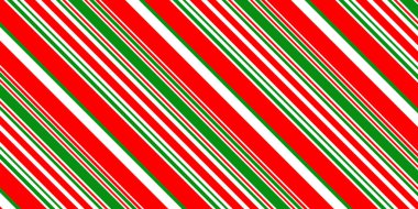 Kırmızı yeşil çizgileri olan kusursuz bir arka plan. Mutlu noeller. Mutlu yıllar.