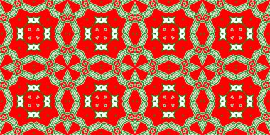 Kusursuz desenli pankart kırmızı ve yeşil. Kırmızı ve yeşil Noel şablonu. Mutlu noeller. Mutlu yıllar..