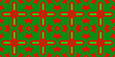 Kusursuz desenli pankart kırmızı ve yeşil. Kırmızı ve yeşil Noel şablonu. Mutlu noeller. Mutlu yıllar..