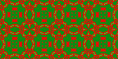 Kusursuz desenli pankart kırmızı ve yeşil. Kırmızı ve yeşil Noel şablonu. Mutlu noeller. Mutlu yıllar..