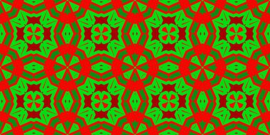 Kusursuz desenli pankart kırmızı ve yeşil. Kırmızı ve yeşil Noel şablonu. Mutlu noeller. Mutlu yıllar..