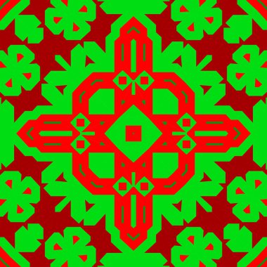 Kusursuz kare desenli kırmızı ve yeşil. Noel deseni yeşil ve kırmızı. Mutlu noeller. Mutlu yıllar..