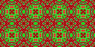 Kusursuz desenli pankart kırmızı ve yeşil. Kırmızı ve yeşil Noel şablonu. Mutlu noeller. Mutlu yıllar..