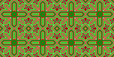 Kusursuz desenli pankart kırmızı ve yeşil. Kırmızı ve yeşil Noel şablonu. Mutlu noeller. Mutlu yıllar..