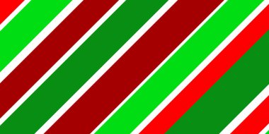 Kırmızı yeşil çizgileri olan kusursuz bir arka plan. Mutlu noeller. Mutlu yıllar.