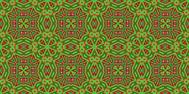 Kusursuz desenli pankart kırmızı ve yeşil. Kırmızı ve yeşil Noel şablonu. Mutlu noeller. Mutlu yıllar..