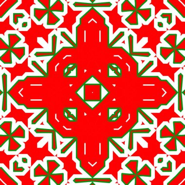 Kusursuz kare desenli kırmızı ve yeşil. Noel deseni yeşil ve kırmızı. Mutlu noeller. Mutlu yıllar..