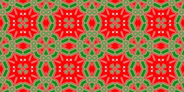 Kusursuz desenli pankart kırmızı ve yeşil. Kırmızı ve yeşil Noel şablonu. Mutlu noeller. Mutlu yıllar..