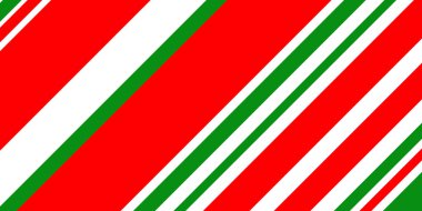 Kırmızı yeşil çizgileri olan kusursuz bir arka plan. Mutlu noeller. Mutlu yıllar.