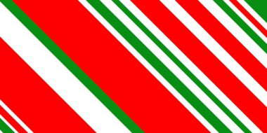 Kırmızı yeşil çizgileri olan kusursuz bir arka plan. Mutlu noeller. Mutlu yıllar.