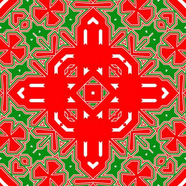 Kusursuz kare desenli kırmızı ve yeşil. Noel deseni yeşil ve kırmızı. Mutlu noeller. Mutlu yıllar..