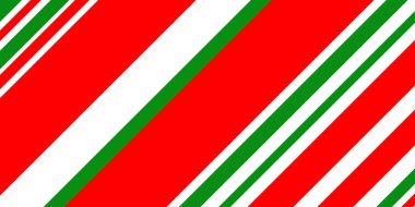 Kırmızı yeşil çizgileri olan kusursuz bir arka plan. Mutlu noeller. Mutlu yıllar.