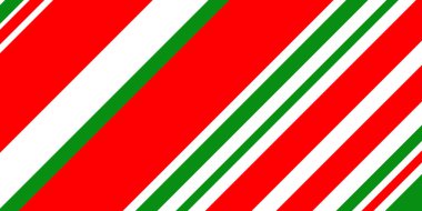 Kırmızı yeşil çizgileri olan kusursuz bir arka plan. Mutlu noeller. Mutlu yıllar.