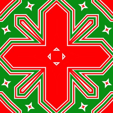 Kusursuz kare desenli kırmızı ve yeşil. Noel deseni yeşil ve kırmızı. Mutlu noeller. Mutlu yıllar..