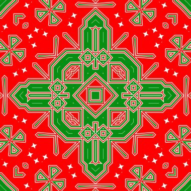 Kusursuz kare desenli kırmızı ve yeşil. Noel deseni yeşil ve kırmızı. Mutlu noeller. Mutlu yıllar..