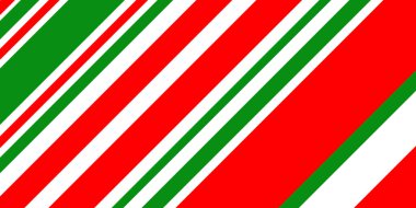 Kırmızı yeşil çizgileri olan kusursuz bir arka plan. Mutlu noeller. Mutlu yıllar.