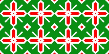 Kusursuz desenli pankart kırmızı ve yeşil. Kırmızı ve yeşil Noel şablonu. Mutlu noeller. Mutlu yıllar..