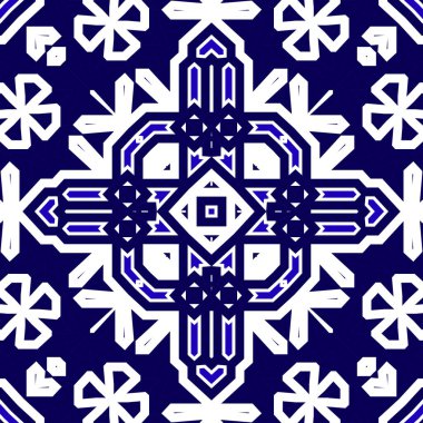 Kusursuz kare desenli mavi ve beyaz. Buz dokusu deseni. Mutlu noeller. Mutlu yıllar..