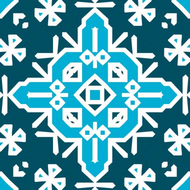 Kusursuz kare desenli mavi ve beyaz. Buz dokusu deseni. Mutlu noeller. Mutlu yıllar..