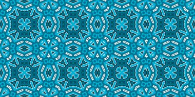 Kusursuz desenli afiş, mavi ve beyaz. Mutlu noeller. - Mutlu yıllar. Buz ve kar taneleri deseni