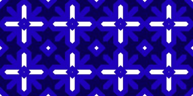 Kusursuz desenli afiş, mavi ve beyaz. Mutlu noeller. - Mutlu yıllar. Buz ve kar taneleri deseni