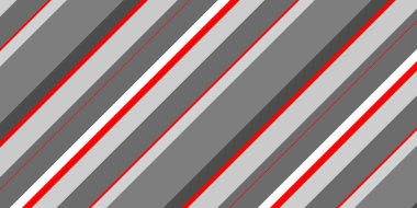 Seamless background of gray and red lines. Merry Christmas. Happy New Year. Lines pattern clipart