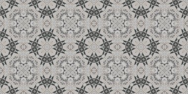 Gri dokuların kusursuz deseni. Mozaik kaleydoskop