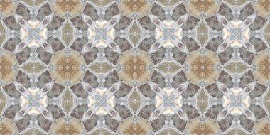 Doğal kayanın kusursuz deseni. Doğal taşın sarı ve gri dokusu. Taştan mozaik kaleydoskop