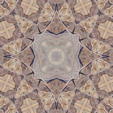 Doğal taşın kusursuz mozaiği. Doğal taşın dokusu. Mozaik kaleydoskop gri ve sarı