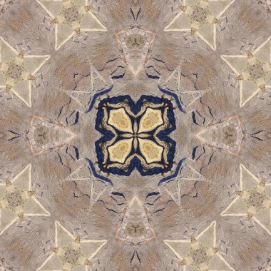 Doğal taşın kusursuz mozaiği. Doğal taşın dokusu. Mozaik kaleydoskop gri ve sarı