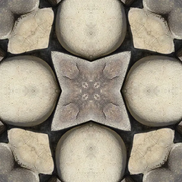 Doğal taşın kusursuz mozaiği. Doğal taşın dokusu. Mozaik kaleydoskop gri ve sarı