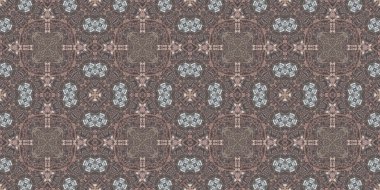 Kusursuz desenli kahverengi kaya. Kahverengi doğal mineral dokusu. Mozaik kaleydoskop