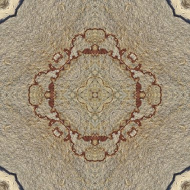 Doğal kayanın kusursuz deseni. Doğal taşın sarı ve gri dokusu. Taştan mozaik kaleydoskop