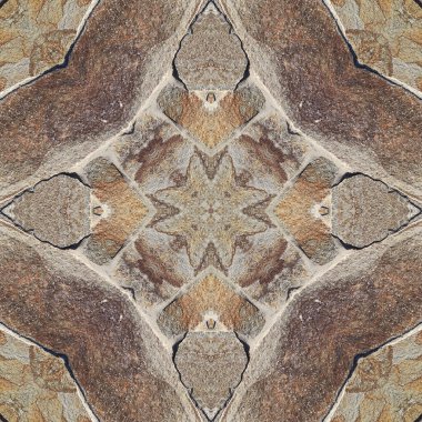 Doğal kayanın kusursuz deseni. Doğal taşın sarı ve gri dokusu. Taştan mozaik kaleydoskop