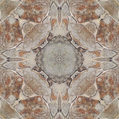 Doğal kayanın kusursuz deseni. Doğal taşın sarı ve gri dokusu. Taştan mozaik kaleydoskop