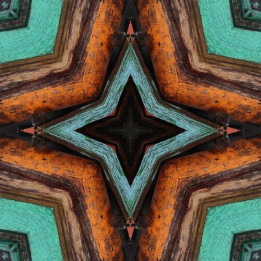 Kusursuz renkli desen. Tahta ve kumaşın renkli dokusu. Mozaik kaleydoskop çok renkli.