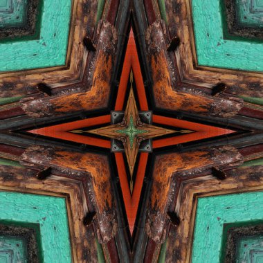 Kusursuz renkli desen. Tahta ve kumaşın renkli dokusu. Mozaik kaleydoskop çok renkli.